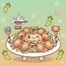 ผัดถั่วงอก หมูกรอบ